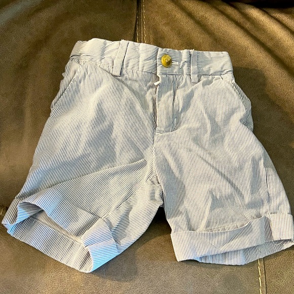 Janie and Jack Other - Janie and Jack Special Occasion Blue/ White pinstripe Shorts